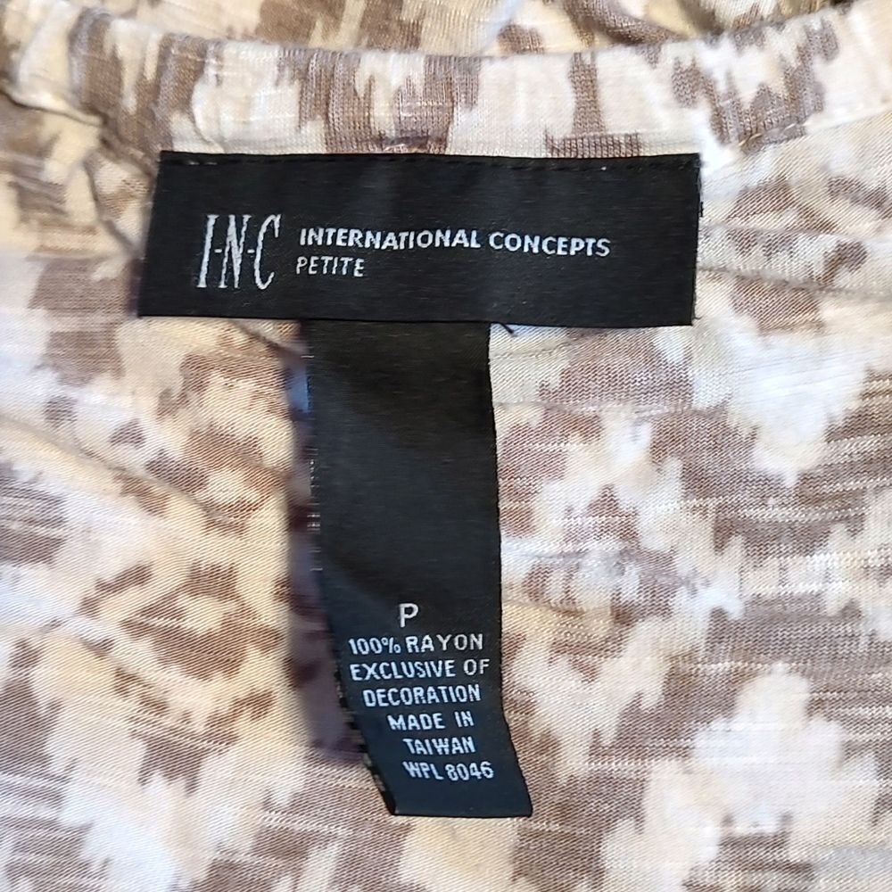 INC Beaded V Neck Tank Small - Picture 4 of 4